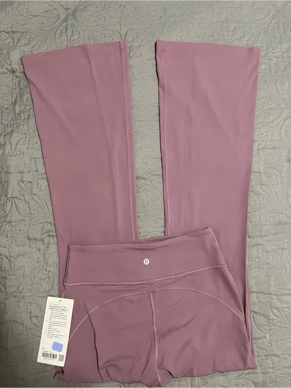 Lululemon High-Rise Flare Lavender Lux Leggings - Picture 3 of 5